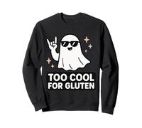 Enfermedad celíaca Fantasma Espeluznante sin Gluten Halloween Sudadera