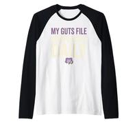 Enfermedad de Crohn Guerrero de Crohn Apoyo al Guerrero EII Camiseta Manga Raglan