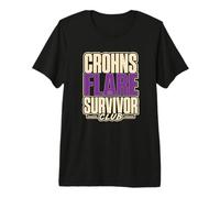 Enfermedad de Crohn Guerrero de Crohn Apoyo al Guerrero EII Camiseta Premium