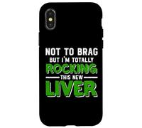 Enfermedad hepática sobreviviente de trasplante de hígado Receptor de órganos Carcasa para iPhone X/XS