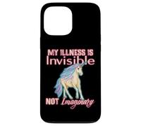 Enfermedad Invisible Humor, Unicornio, Dolor Crónico, Discapacidad Carcasa para iPhone 13 Pro Max