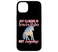 Enfermedad Invisible Humor, Unicornio, Dolor Crónico, Discapacidad Carcasa para iPhone 14 Plus