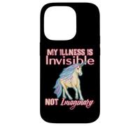 Enfermedad Invisible Humor, Unicornio, Dolor Crónico, Discapacidad Carcasa para iPhone 14 Pro