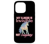 Enfermedad Invisible Humor, Unicornio, Dolor Crónico, Discapacidad Carcasa para iPhone 14 Pro Max