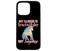 Enfermedad Invisible Humor, Unicornio, Dolor Crónico, Discapacidad Carcasa para iPhone 15 Pro Max