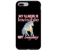 Enfermedad Invisible Humor, Unicornio, Dolor Crónico, Discapacidad Carcasa para iPhone 7 Plus/8 Plus
