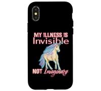 Enfermedad Invisible Humor, Unicornio, Dolor Crónico, Discapacidad Carcasa para iPhone X/XS