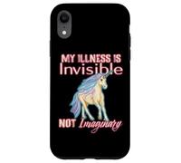 Enfermedad Invisible Humor, Unicornio, Dolor Crónico, Discapacidad Carcasa para iPhone XR