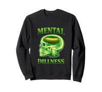 Enfermedad Mental Enfermedad Funny Pickle Gen Z Meme Cringe Witty Sudadera