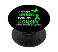 Enfermedad renal Que Uso Verde para mi Primo Cinta PopSockets PopGrip Adhesivo