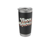 Enfermera aféresis - Retro Diálisis Terapéutica RN Enfermería Vaso térmico de acero inoxidable de doble pared