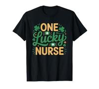 Enfermera Afortunada San Patricio Trebol Camiseta