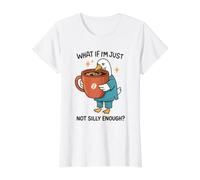 Enfermera cansada Scrubs Ganso No es lo Suficientemente Tonto Divertido Camiseta gráfica económica, Mujer, Blanco, L