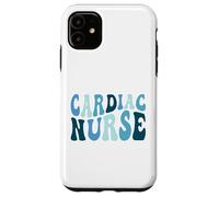 Enfermera cardíaca Groovy Cicu Cvicu Cardiology Heart Healthcare Carcasa para iPhone 11