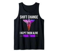 Enfermera correccional de Cambio de Turno de enfermería forense Camiseta sin Mangas