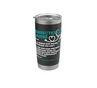 Enfermera Correccional Una Persona Enfermera de Prisión Enfermera Correccional Vaso térmico de acero inoxidable de doble pared