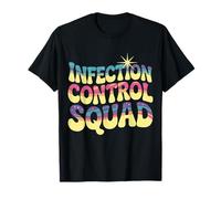 Enfermera de control de infecciones Enfermería Retro Enfermería Camiseta