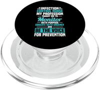 Enfermera De Control De Infecciones PopSockets PopGrip para MagSafe