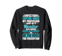 Enfermera De Control De Infecciones Sudadera