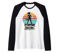 Enfermera de Cuidado de heridas La curación es mi Superpoder de enfermería WOCN Camiseta Manga Raglan