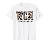 Enfermera de Cuidado de heridas WCN Leopard Nursing Professional Camiseta
