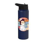 Enfermera de enfermera fuerte Fuera Empoderamiento Héroe de Stainless Steel Insulated Water Bottle
