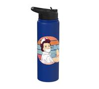 Enfermera de enfermera fuerte Fuera Empoderamiento Héroe de Stainless Steel Insulated Water Bottle