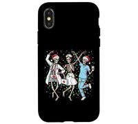 Enfermera de Esqueleto de Navidad Radiología Divertida Enfermeras de Navidad Carcasa para iPhone X/XS