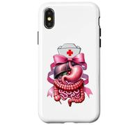 Enfermera de gastroenterología con arco coqueta Endoscopia Enfermera GI Enfermera Carcasa para iPhone X/XS