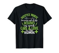 Enfermera de hospicio Porque la Vida Merece Cuidado y Amor Camiseta gráfica económica