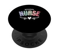 Enfermera de la escuela inspiradora para mujeres PopSockets PopGrip Adhesivo