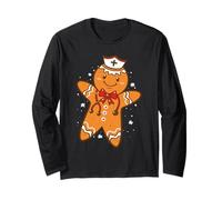 Enfermera de Pan de Jengibre Galletas de Navidad Enfermería Manga Larga