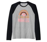 Enfermera de parto y parto I Deliver Milagros L&D Enfermera Camiseta Manga Raglan