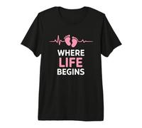 Enfermera de Parto y Parto L&D OB Equipo de Maternidad de Parto Camiseta Premium
