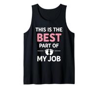 Enfermera de Parto y Parto L&D OB Equipo de Maternidad de Parto Camiseta sin Mangas