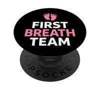Enfermera de Parto y Parto L&D OB Equipo de Maternidad de Parto PopSockets PopGrip Adhesivo