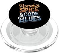 Enfermera de Pumpkin Spice & Code Blues PopSockets PopGrip para MagSafe