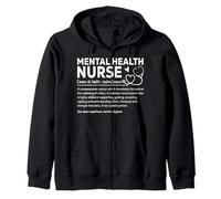Enfermera de Salud Mental Sudadera con Capucha