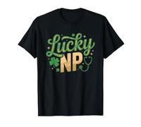 Enfermera De San Patricio Trebol Afortunada Camiseta