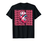 Enfermera de telemetría Enfermera Cardiaca VICU UCI Cardiología Niña Camiseta