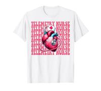 Enfermera de telemetría Enfermera Cardiaca VICU UCI Cardiología Niña Camiseta