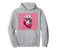 Enfermera de telemetría Enfermera Cardiaca VICU UCI Cardiología Niña Sudadera con Capucha