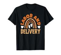 Enfermera de trabajo y parto Enfermera L&D Rainbow Camiseta