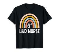Enfermera de trabajo y parto Enfermera L&D Rainbow Camiseta