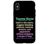 Enfermera de Trauma Carcasa para iPhone X/XS