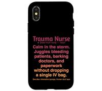 Enfermera de Trauma Carcasa para iPhone X/XS