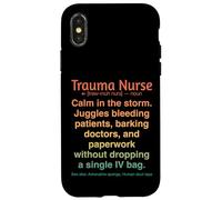 Enfermera de Trauma Carcasa para iPhone X/XS