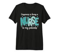 Enfermera dedicada Atención al Paciente RN Profesional médico Camiseta Premium