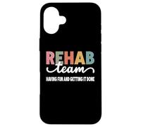 Enfermera del Equipo de rehabilitación para Terapia física de rehabilitación PT DPT Carcasa para iPhone 16 Plus