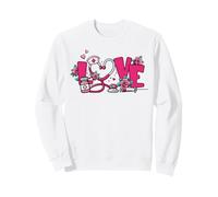 Enfermera Día de San Valentín Amor Corazón Estetoscopio Mujeres Hombres Enfermera Sudadera